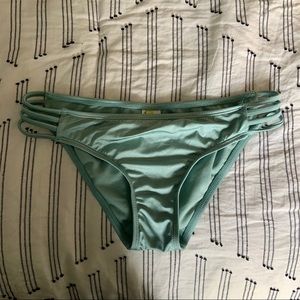 Sea Green (shimmery/metallic look) strappy bottoms